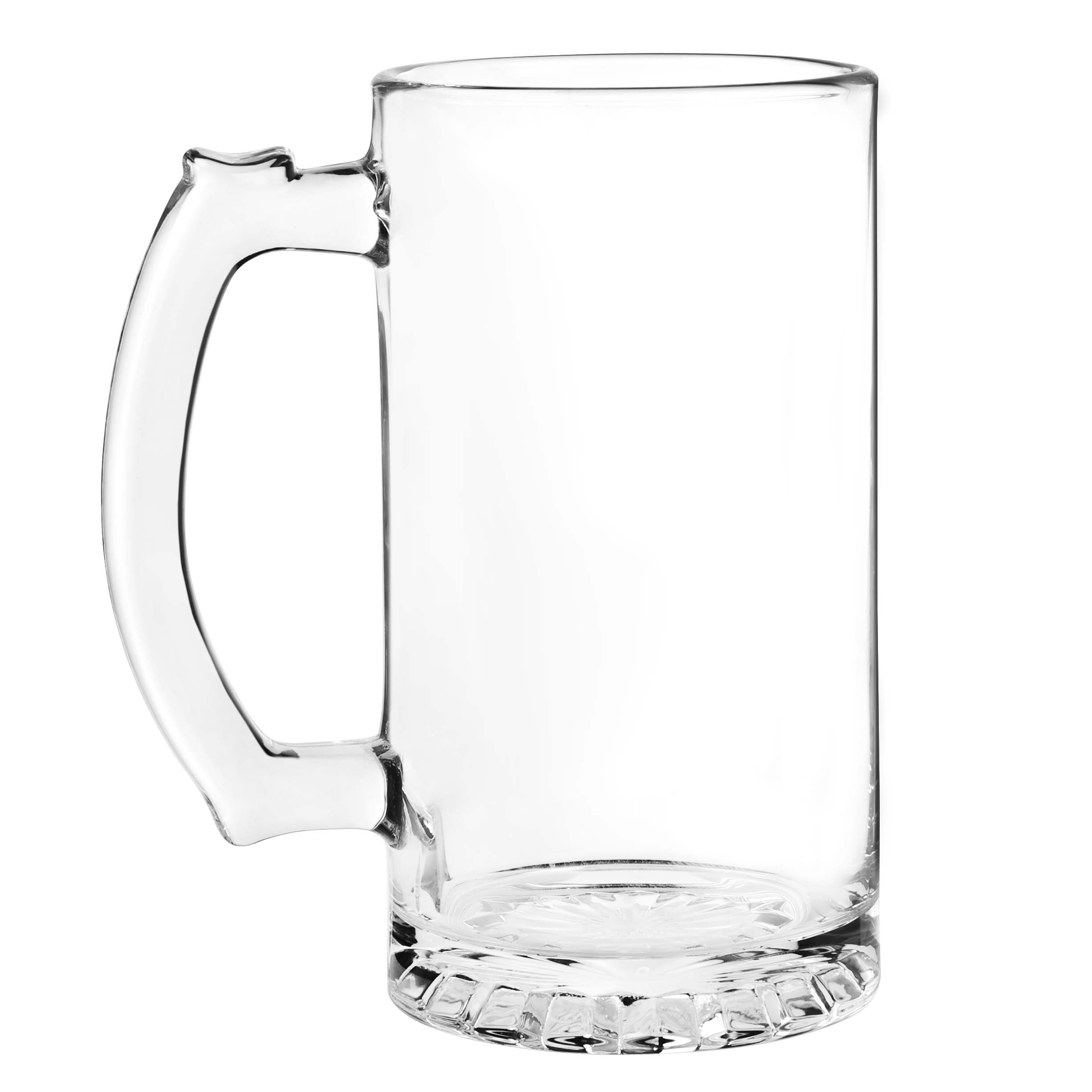 SIPRIJA- Regular Beer Mug I Glass Set of 2 (490 ml)