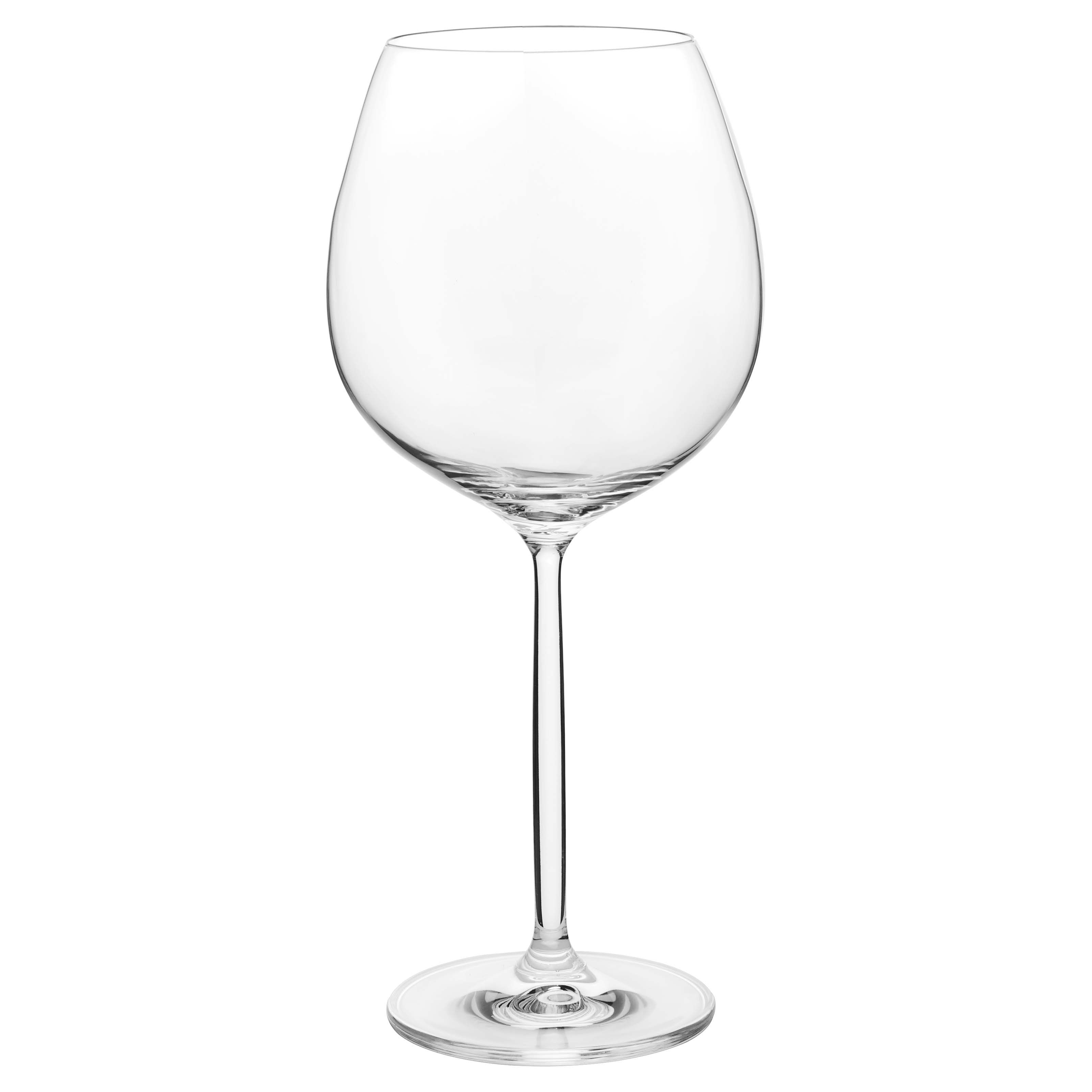 SIPRIJA-CRYSTAL ELLIPTIC WINE GLASSES (SET OF 6)