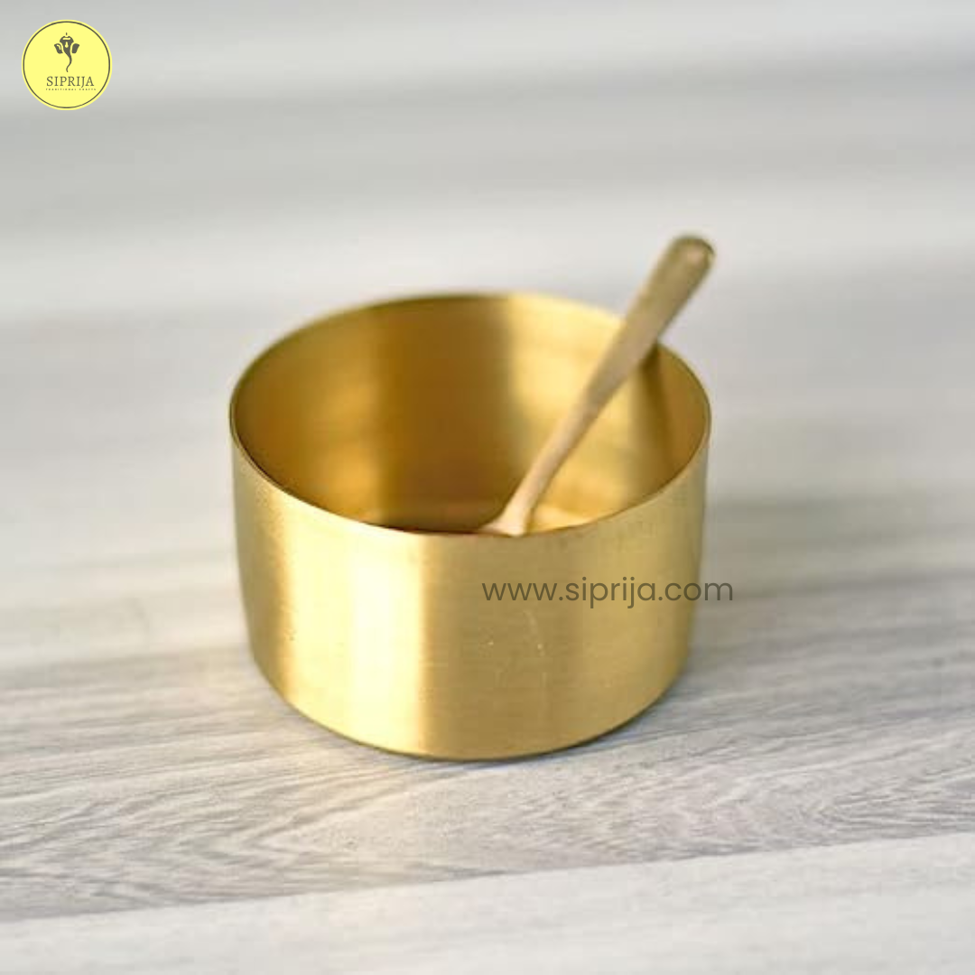 SIPRIJA-Pure Brass Masala Box