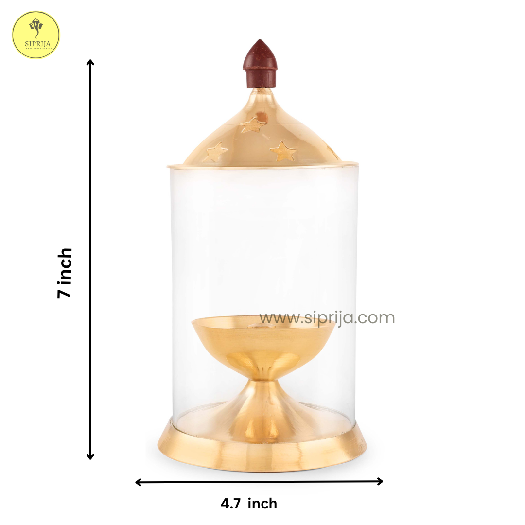 SIPRIJA- Borosil Akhand Diya (5 Inch)