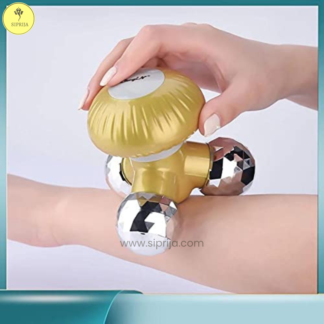 SIPRIJA-Mushroom Hand Massager(Triple)