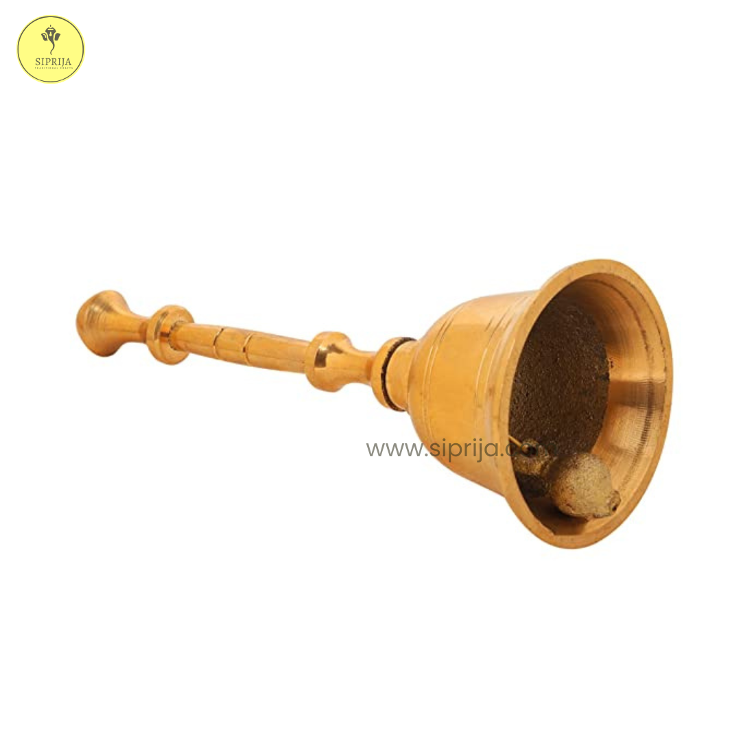 SIPRIJA - Brass Pooja Bell 4inch