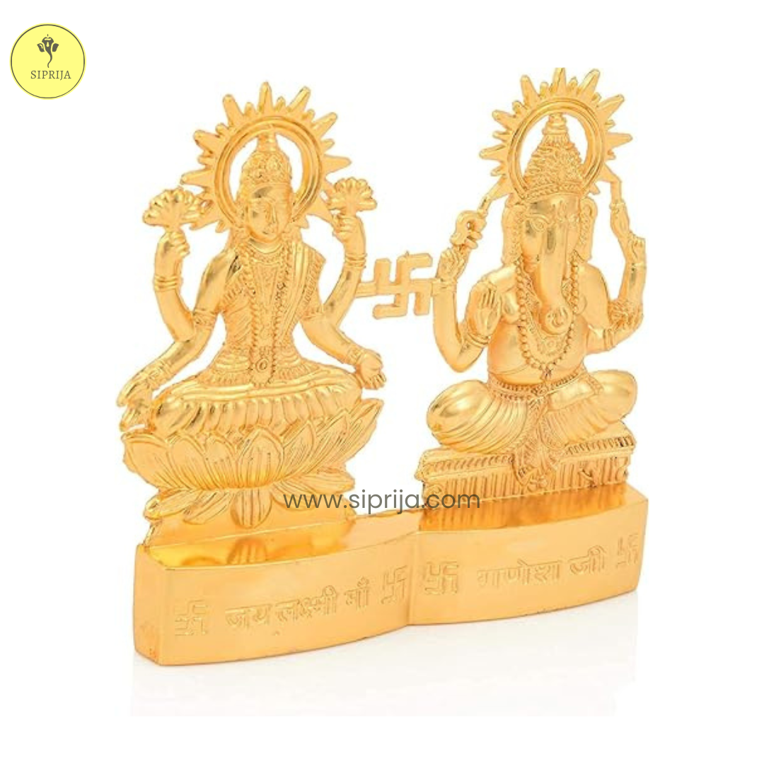 SIPRIJA- 3 Inch Laxmi Ganesh Pair with Box