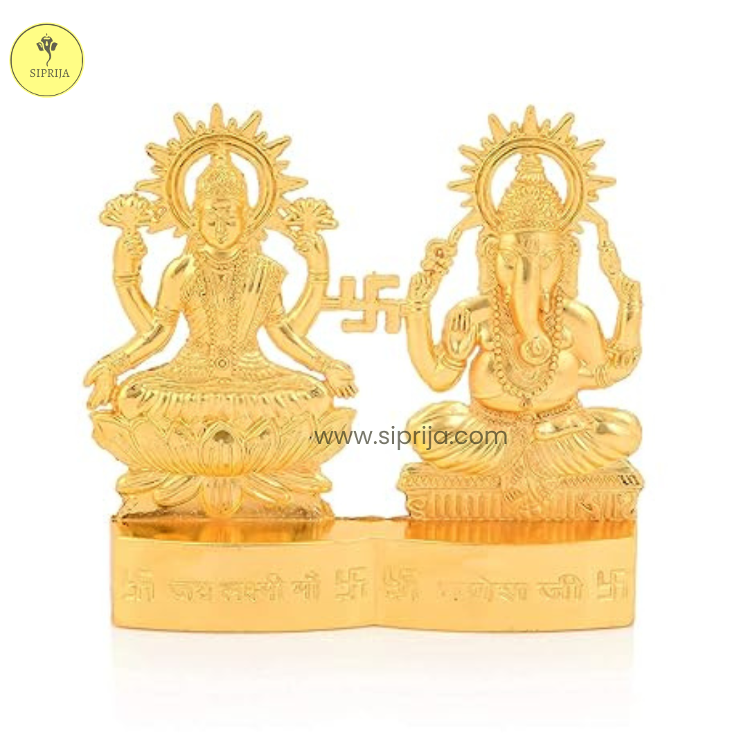 SIPRIJA- 3 Inch Laxmi Ganesh Pair with Box