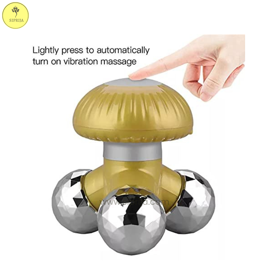 SIPRIJA-Mushroom Hand Massager(Triple)