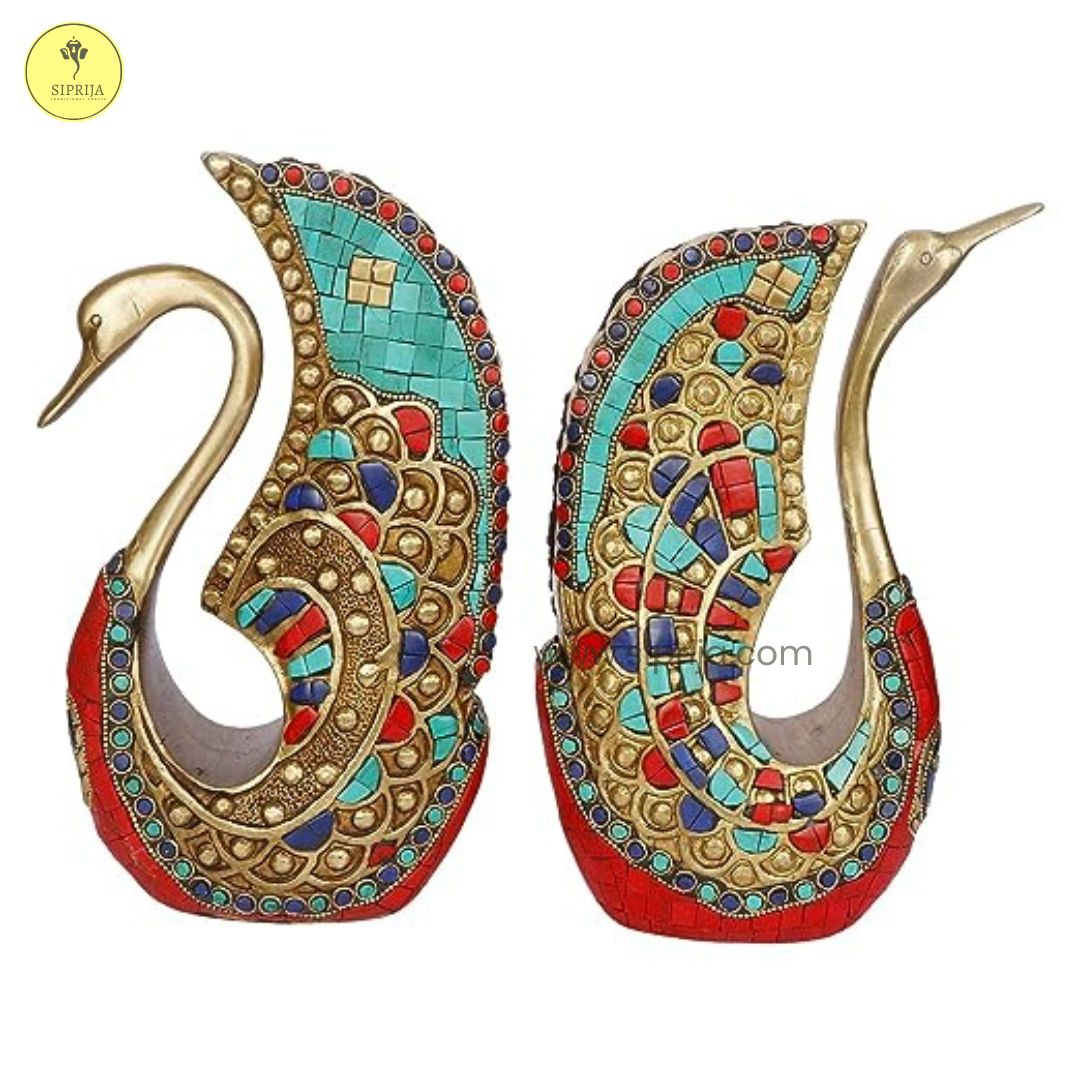 SIPRIJA-Multicolor Swan pair