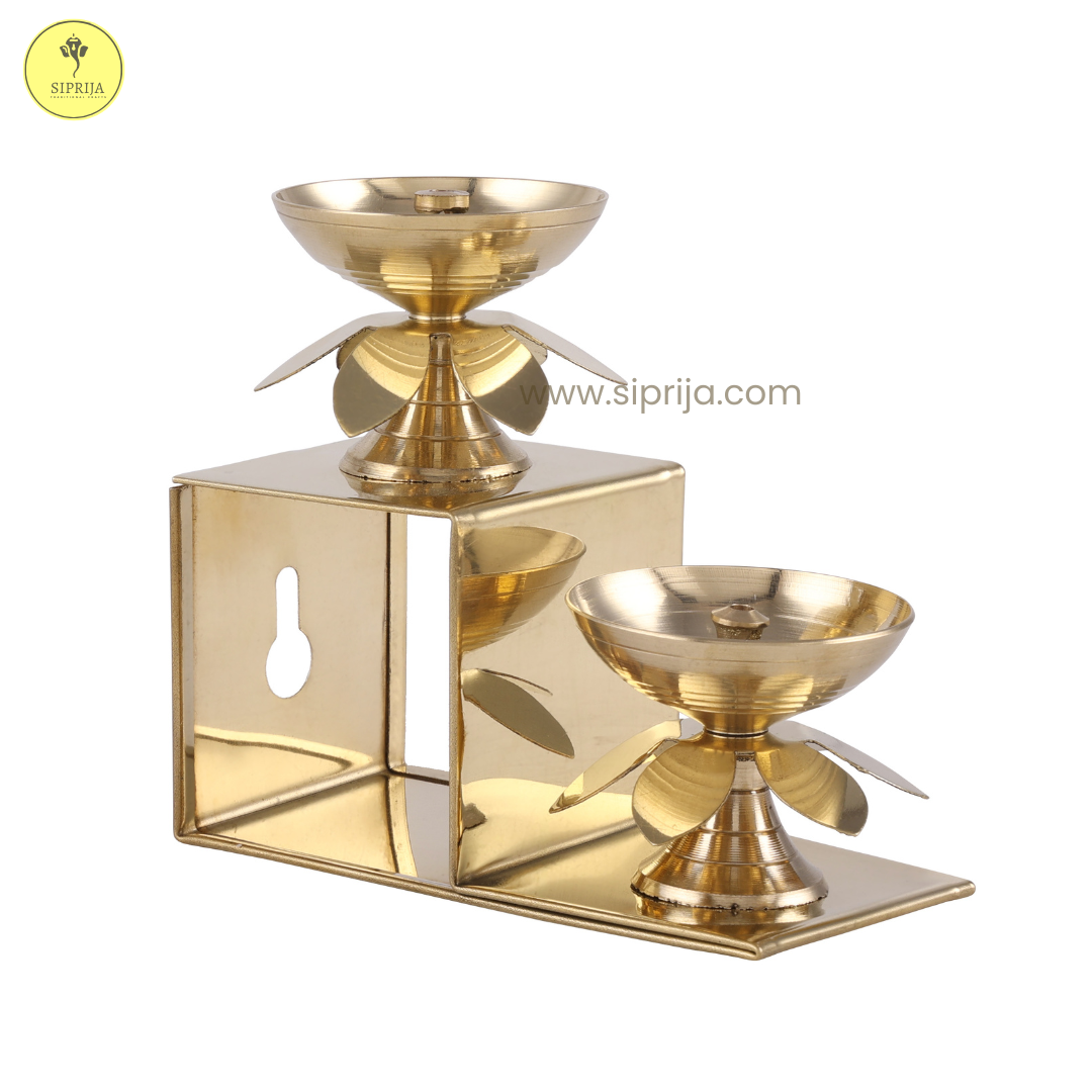 SIPRIJA- Brass 2 Step Diya