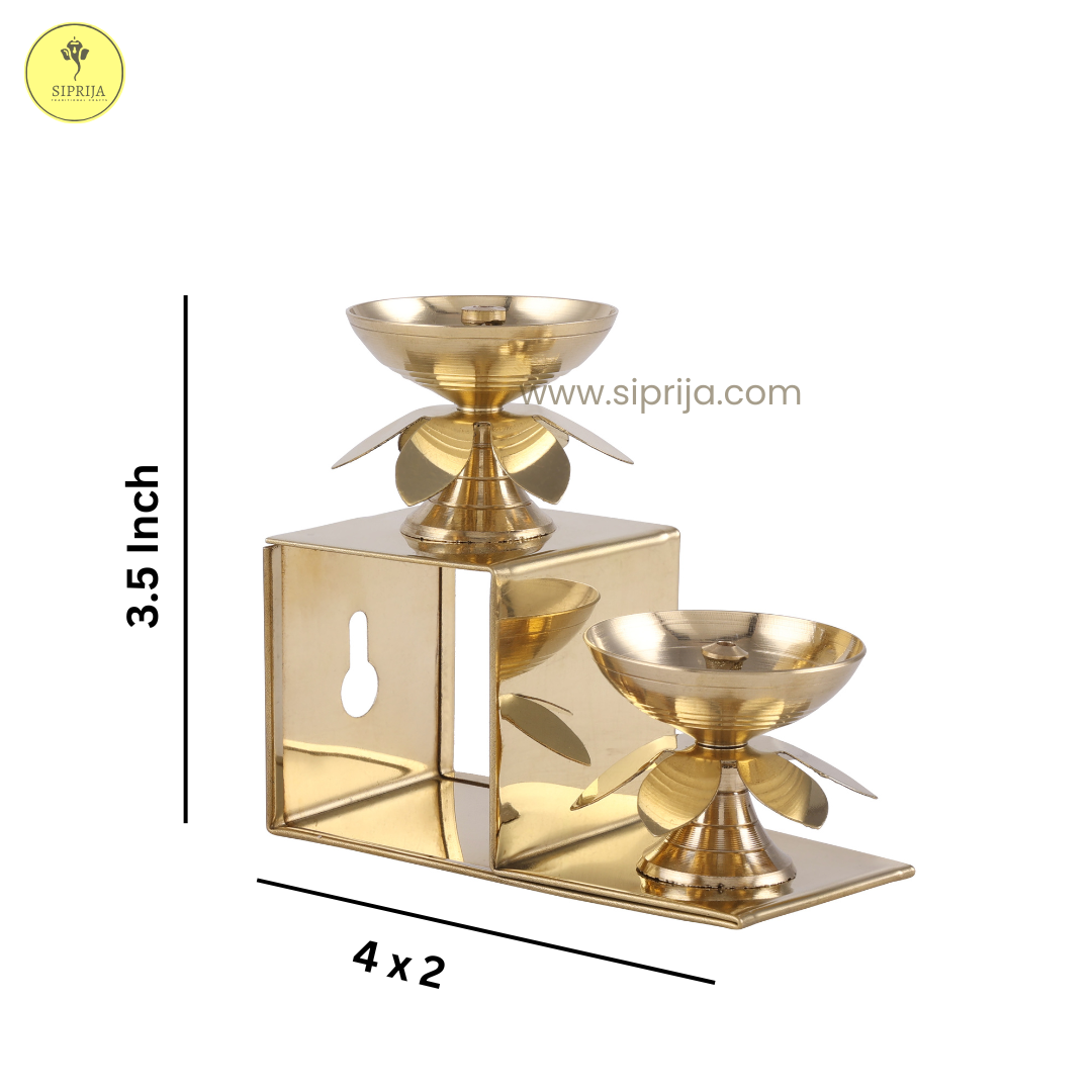 SIPRIJA- Brass 2 Step Diya