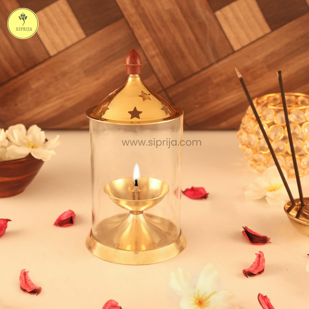 SIPRIJA- Borosil akhand Diya (7Inches)