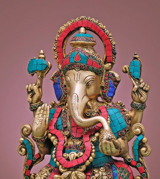 SIPRIJA- Ganesh Ji Multicolor (21 Inch)