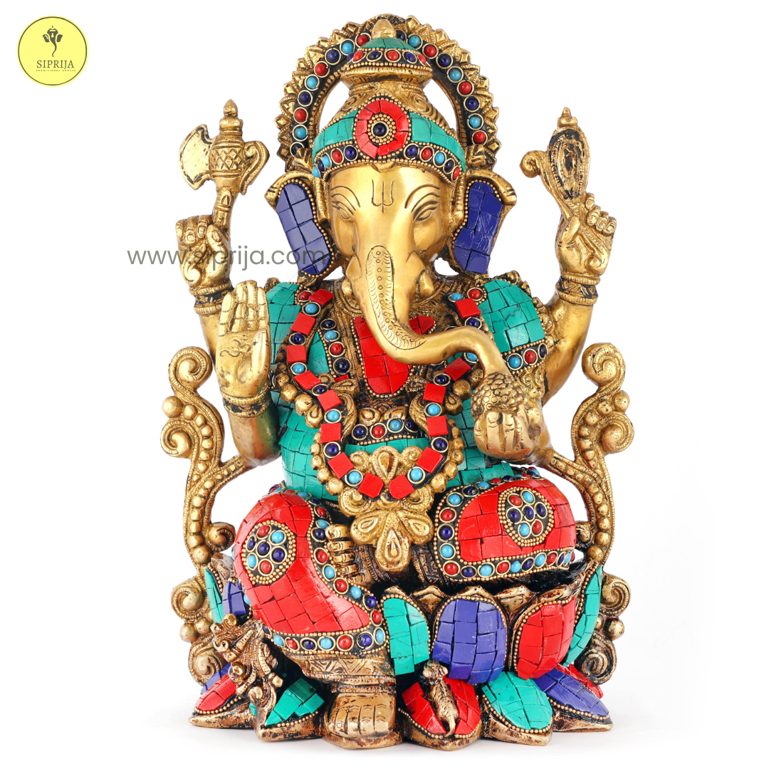 SIPRIJA- Ganesh Ji Multicolor (21 Inch)