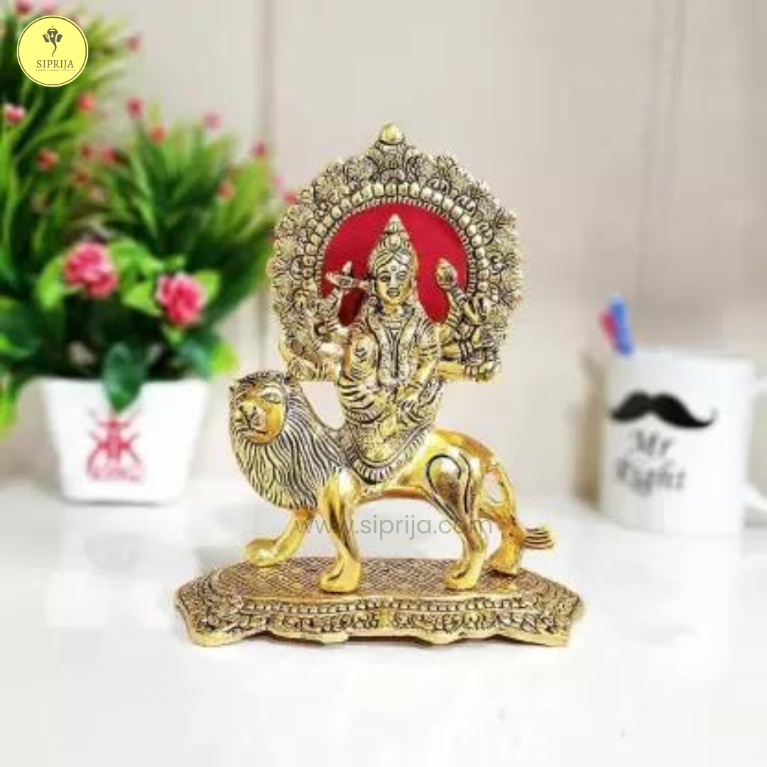 SIPRIJA - Durga Maa Idol + Akhand diya